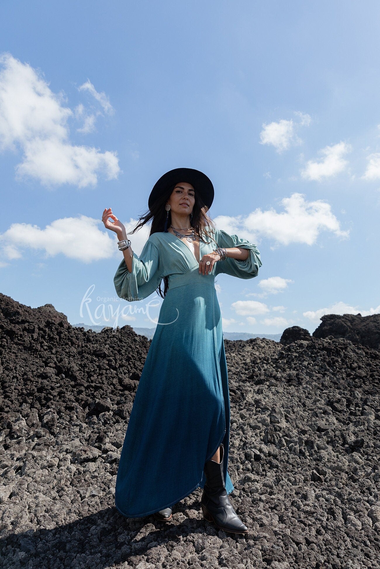 Dark blue ombre dress Kayame Dark blue ombre dress Kayame