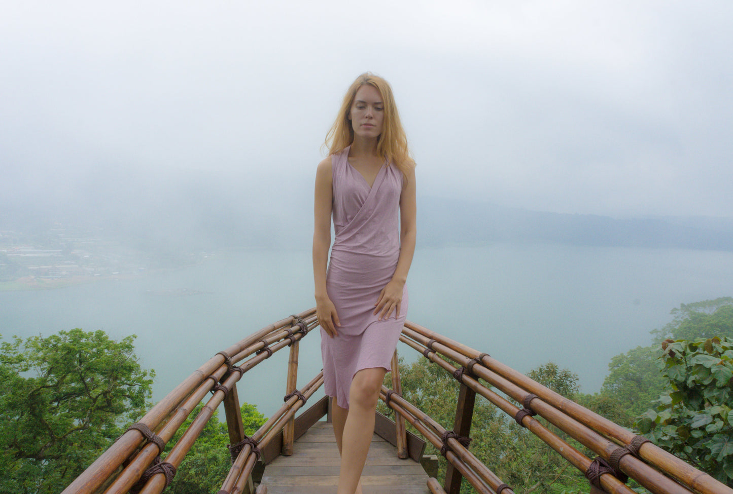 Boho mini goddess dress