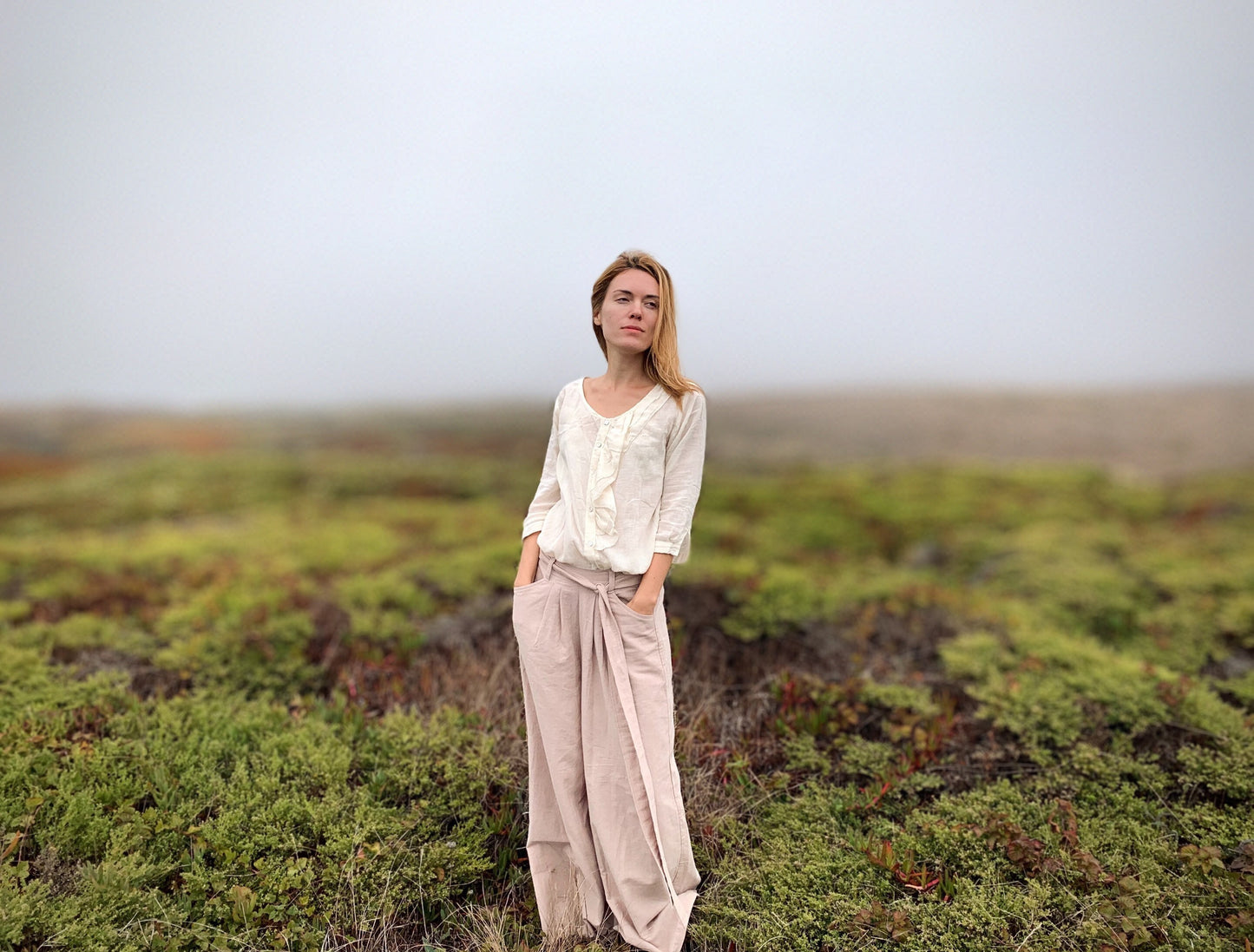 Palazzo nomad pants | Dusty rose