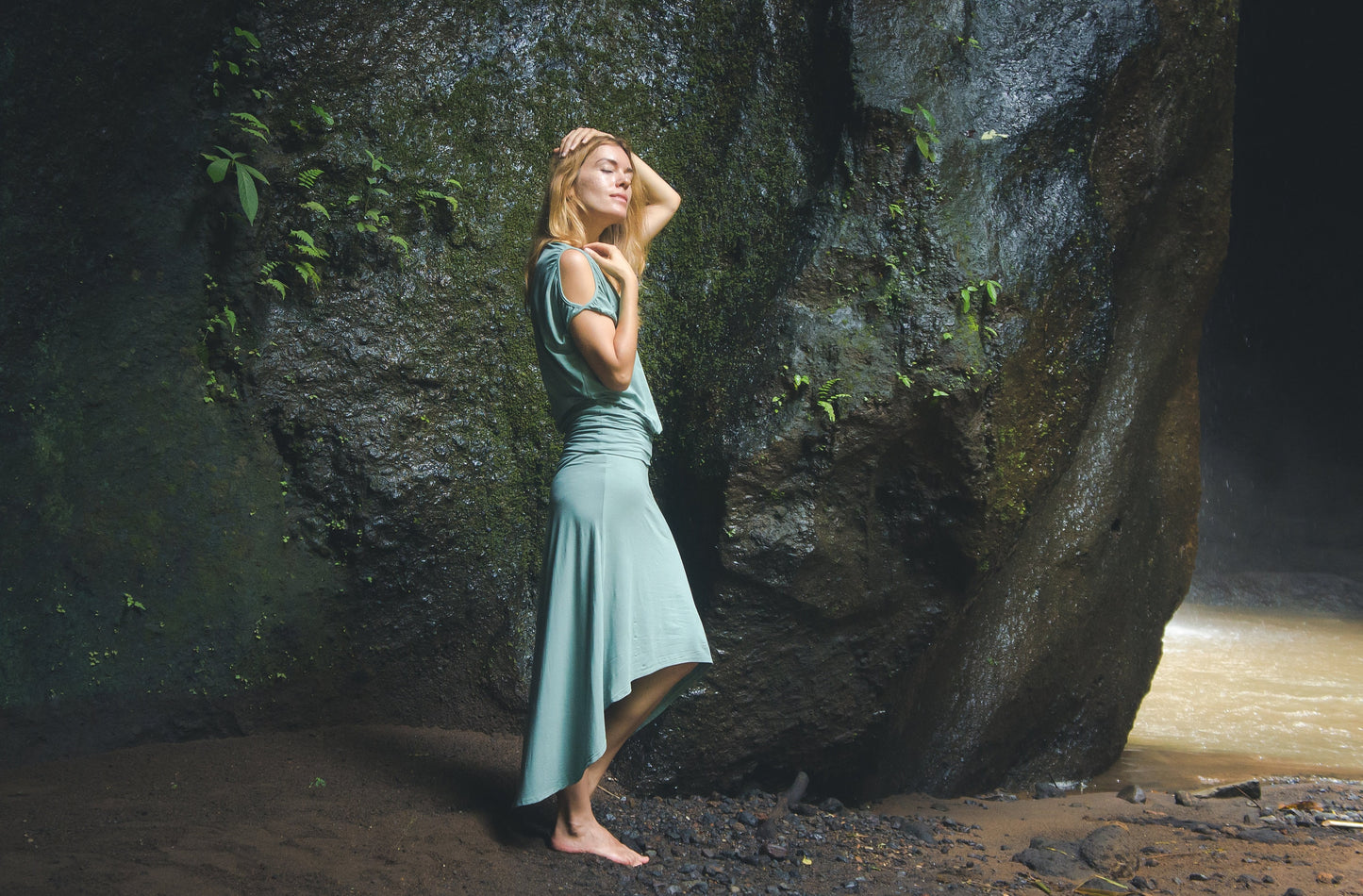 Top + Skirt | Moss