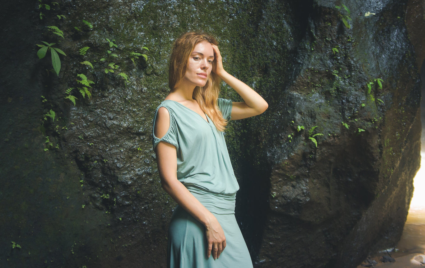 Top + Skirt | Moss