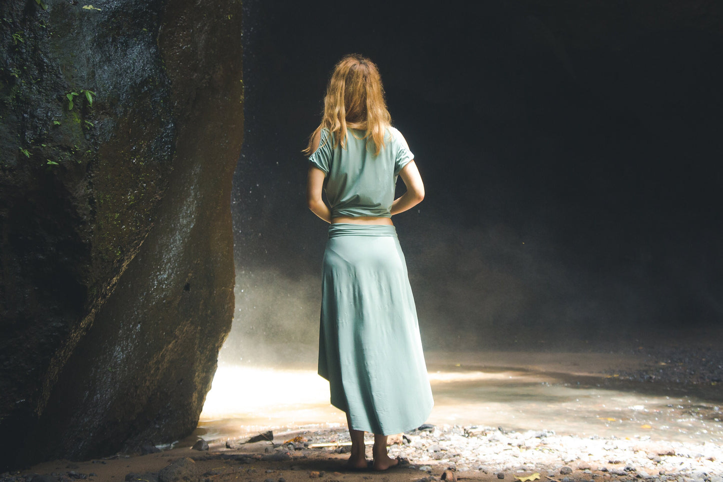 Top + Skirt | Moss