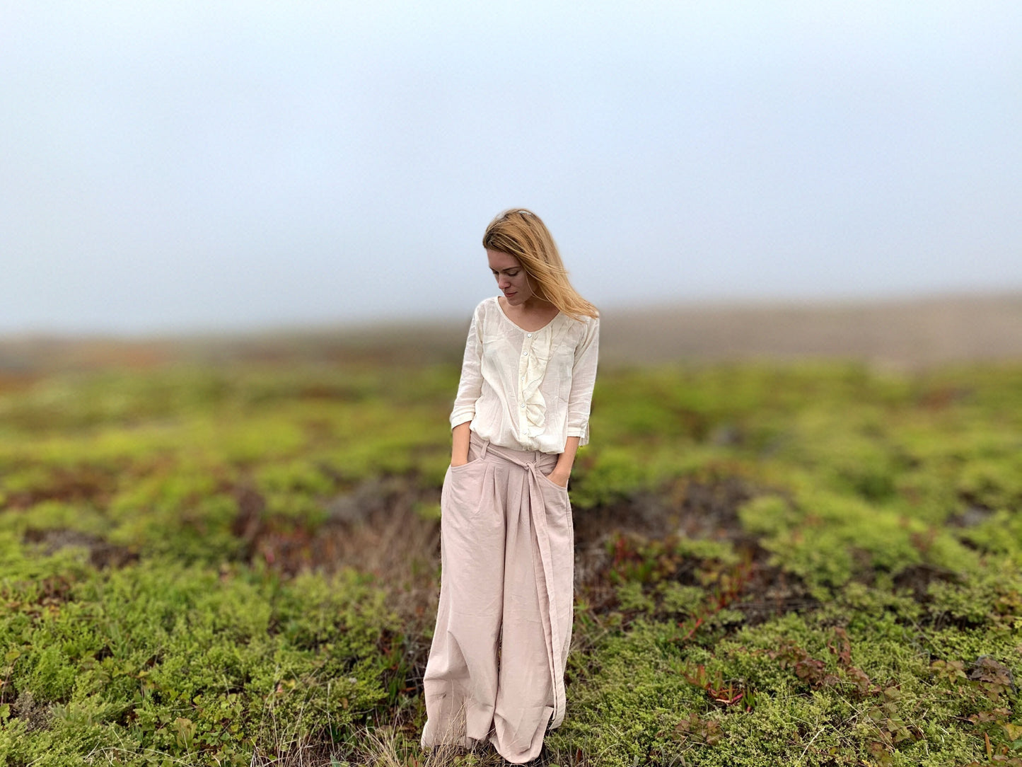 Palazzo nomad pants | Dusty rose