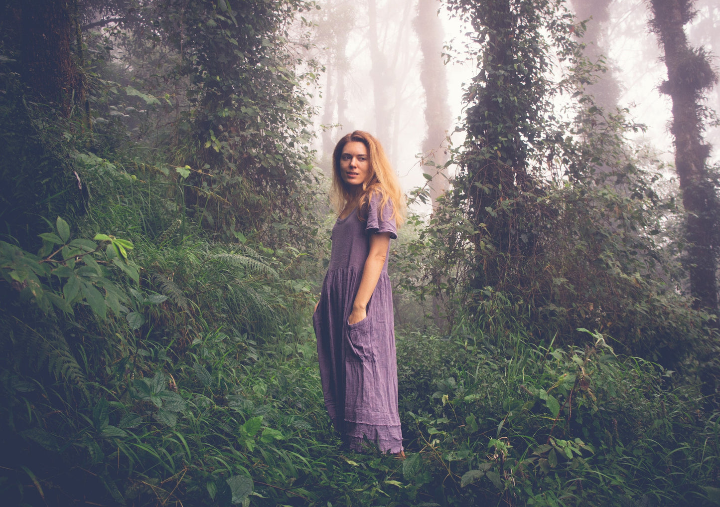 Elven dress with pockets