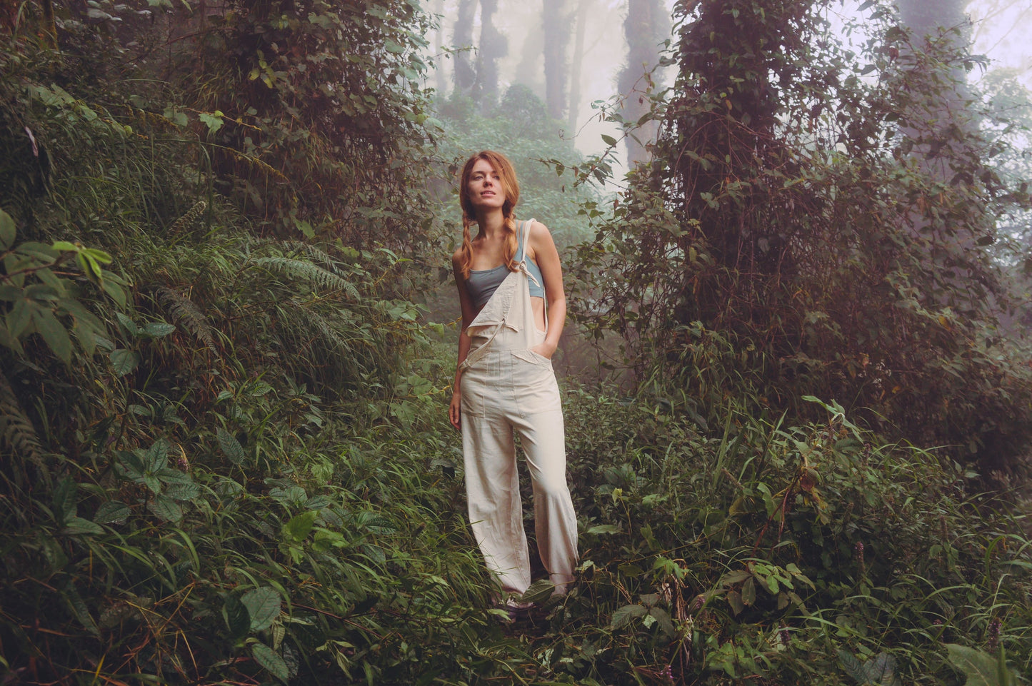 Go west wide leg jumpsuit | Natural