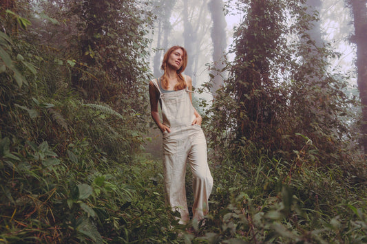 Go west wide leg jumpsuit | Natural