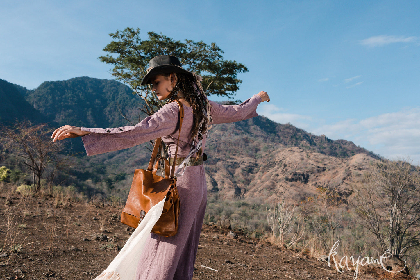 Wild at heart wrap dress with tassels