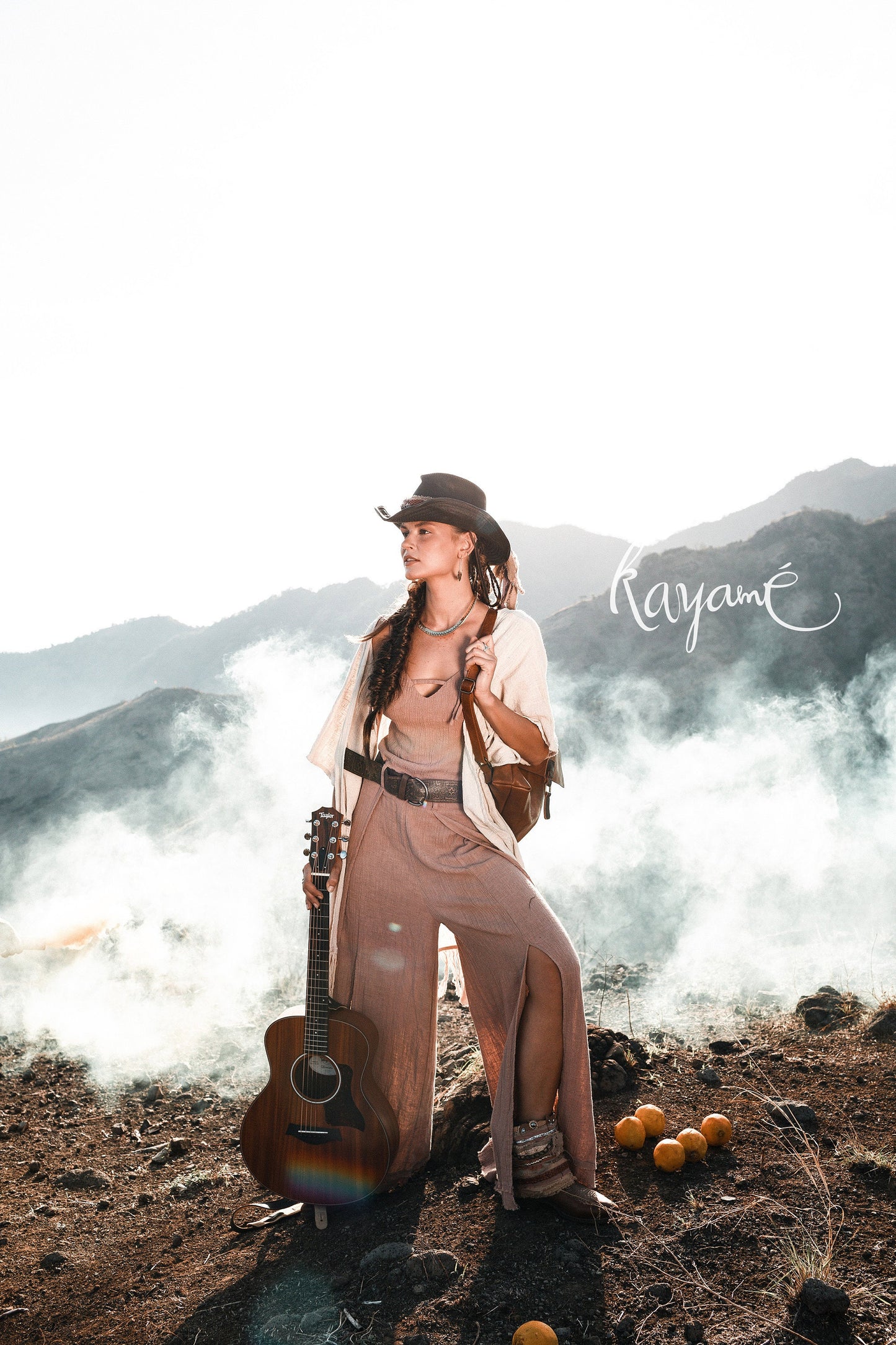 Wide leg boho overalls