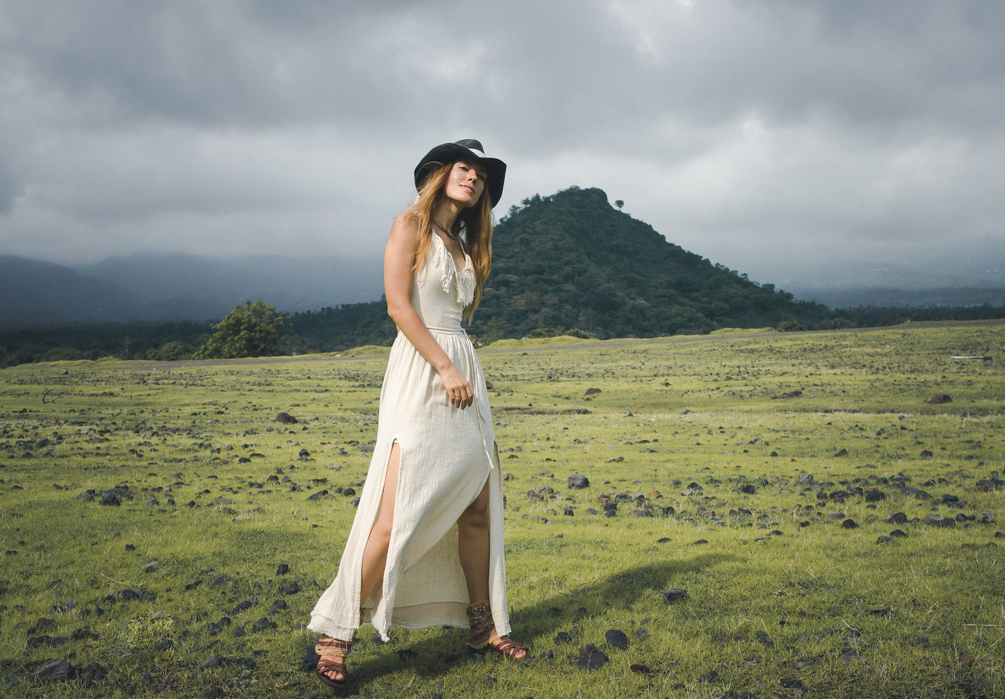 White tribal dress