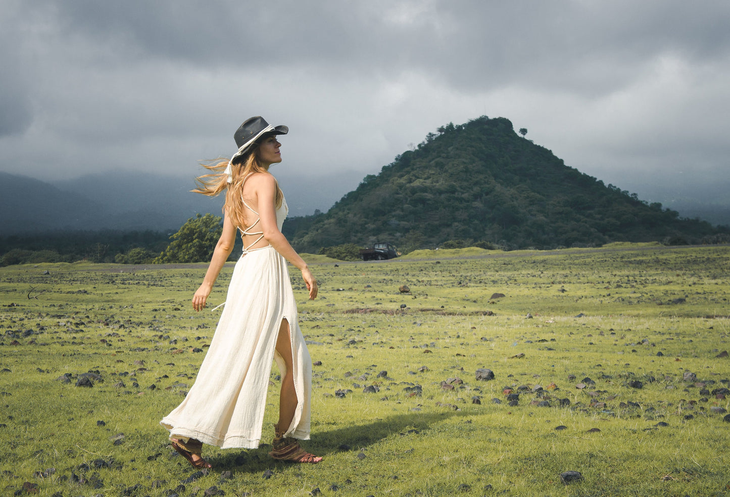 White tribal dress