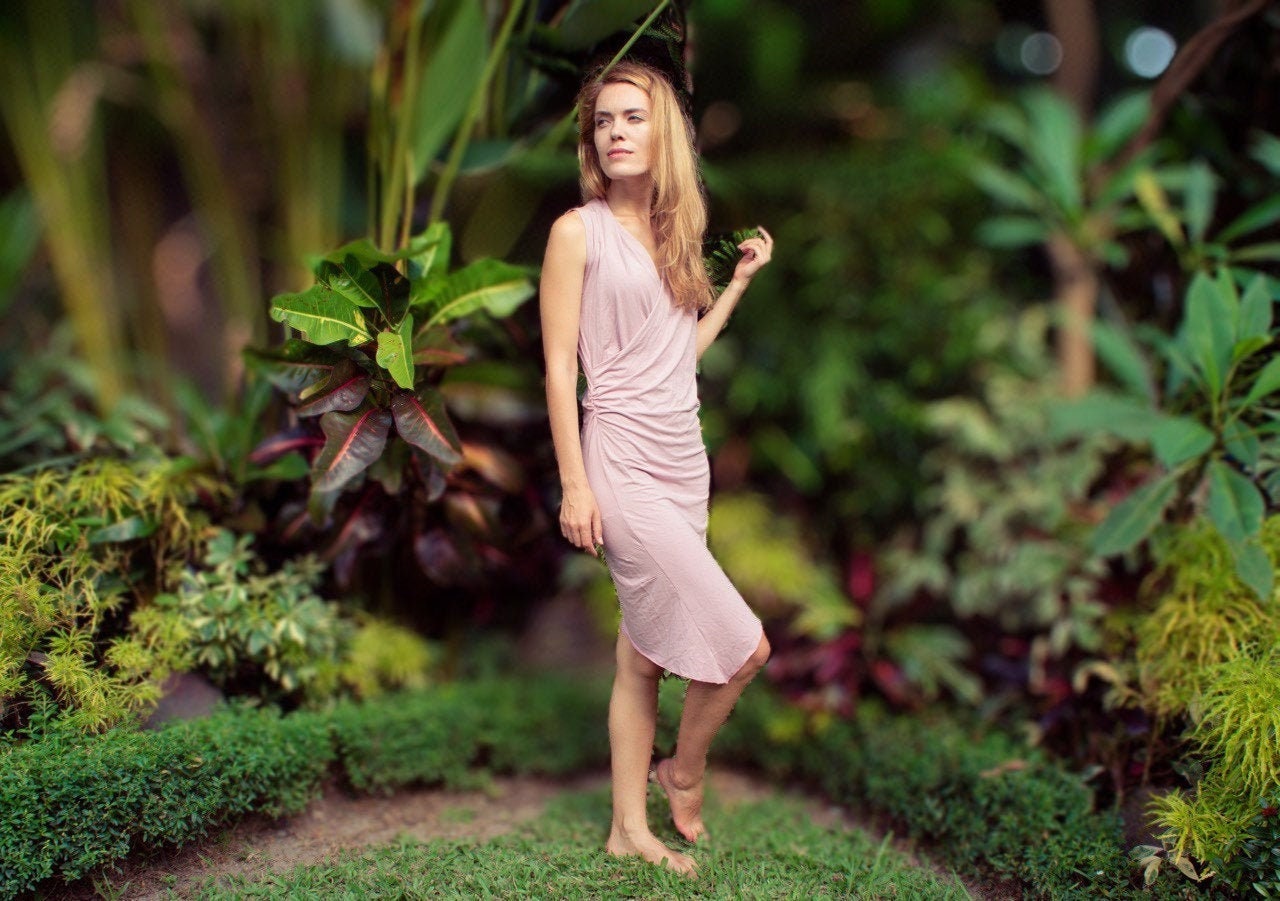Boho mini goddess dress