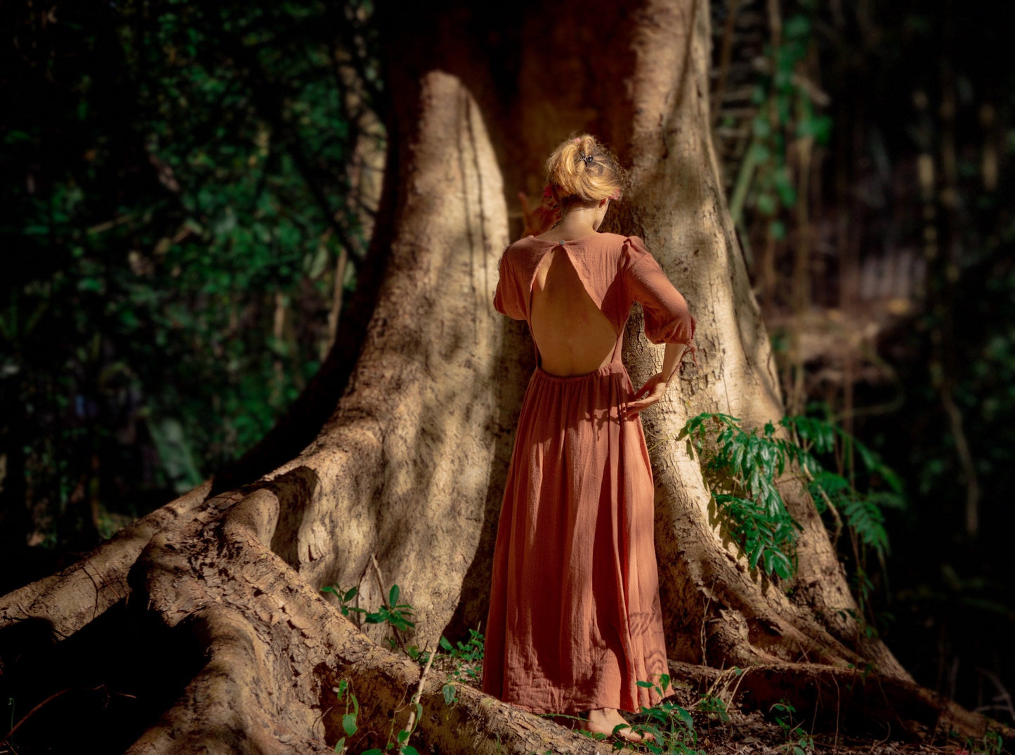 Backless fairy dress