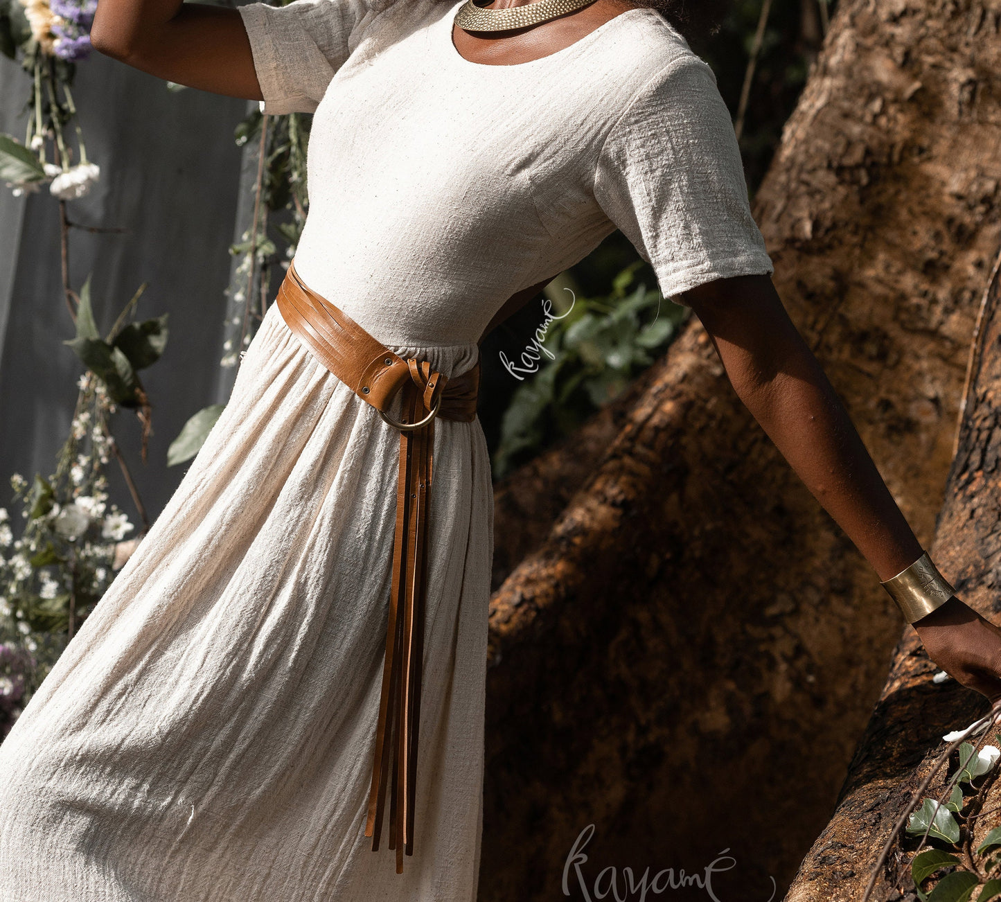 Vegan tribal belt