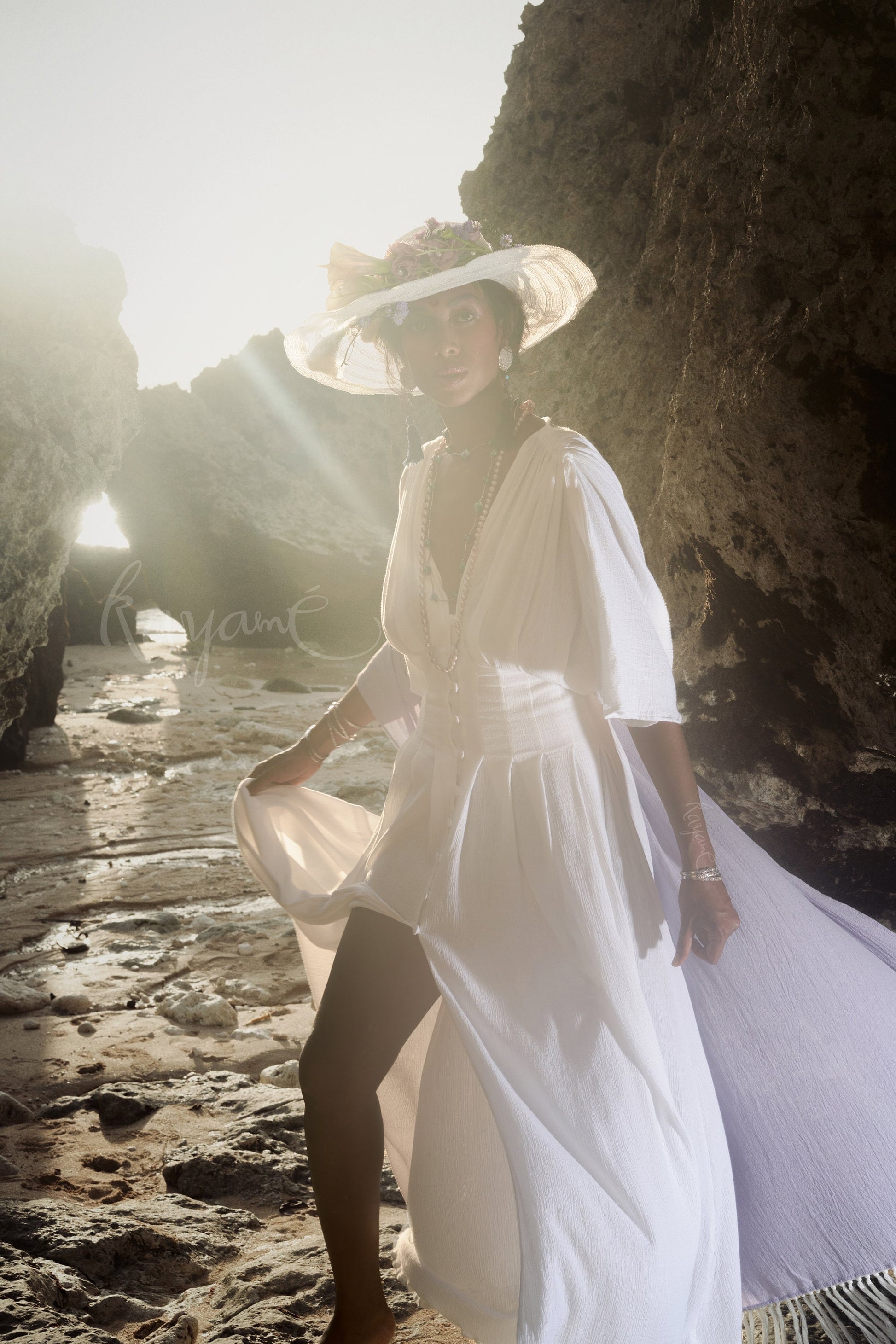 White greek goddess dress Kayame White greek goddess dress Kayame