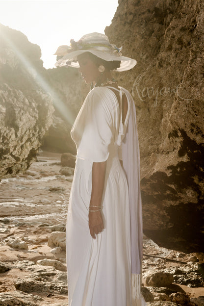 White greek goddess dress – Kayame White greek goddess dress – Kayame