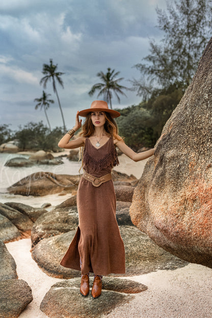 Festival fringe maxi dress Kayame Festival fringe maxi dress Kayame