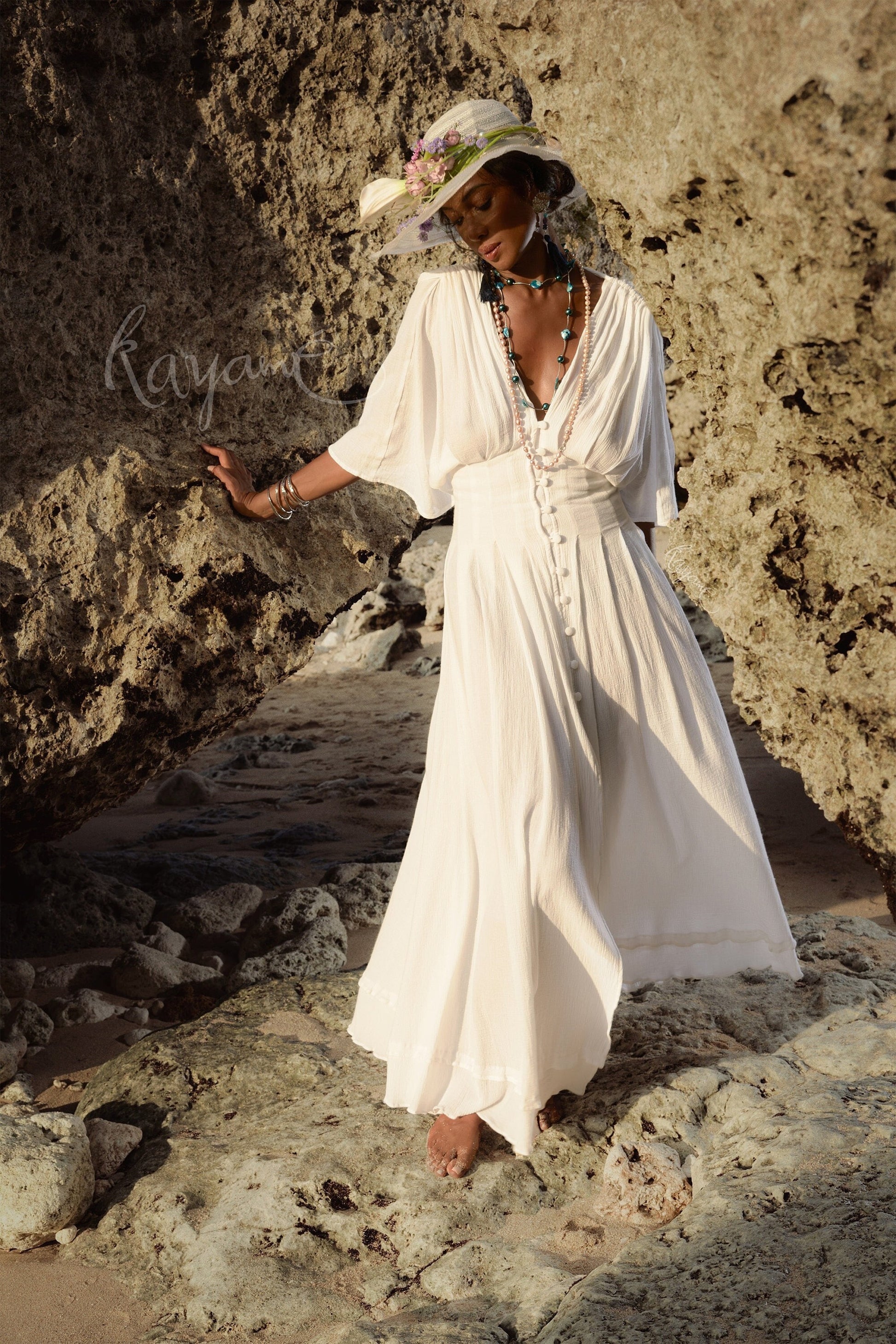 White greek goddess dress Kayame White greek goddess dress Kayame