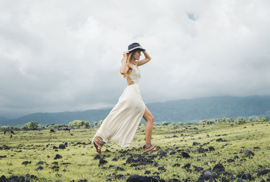White tribal dress