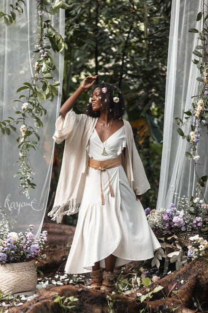 linen wedding dress LINUM