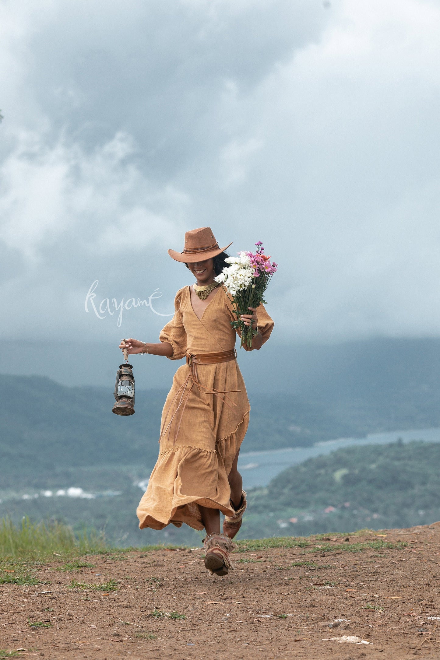 Bohemian dream tie back dress | Ochre