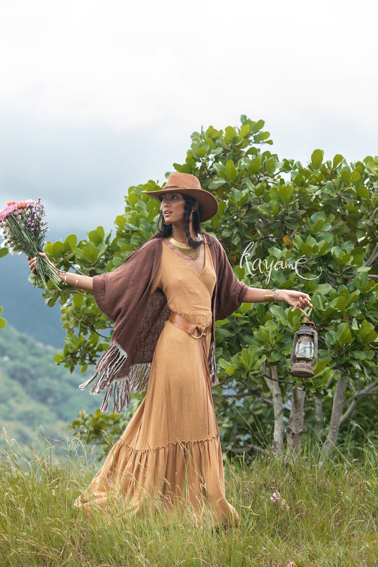 Bohemian dream tie back dress | Ochre