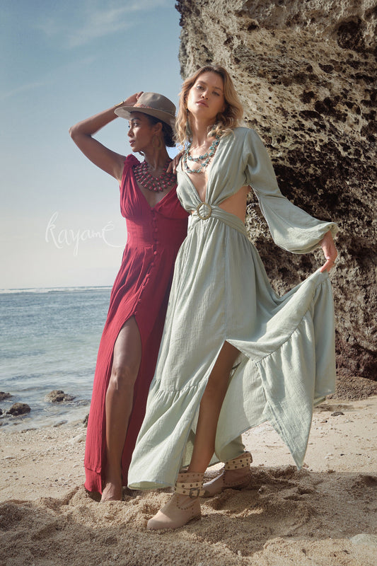 Sage green bridesmaid dress